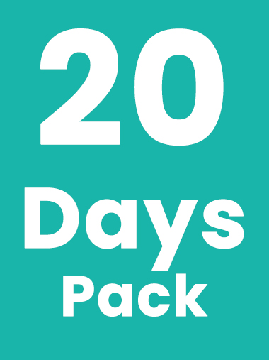 20 Days Pack